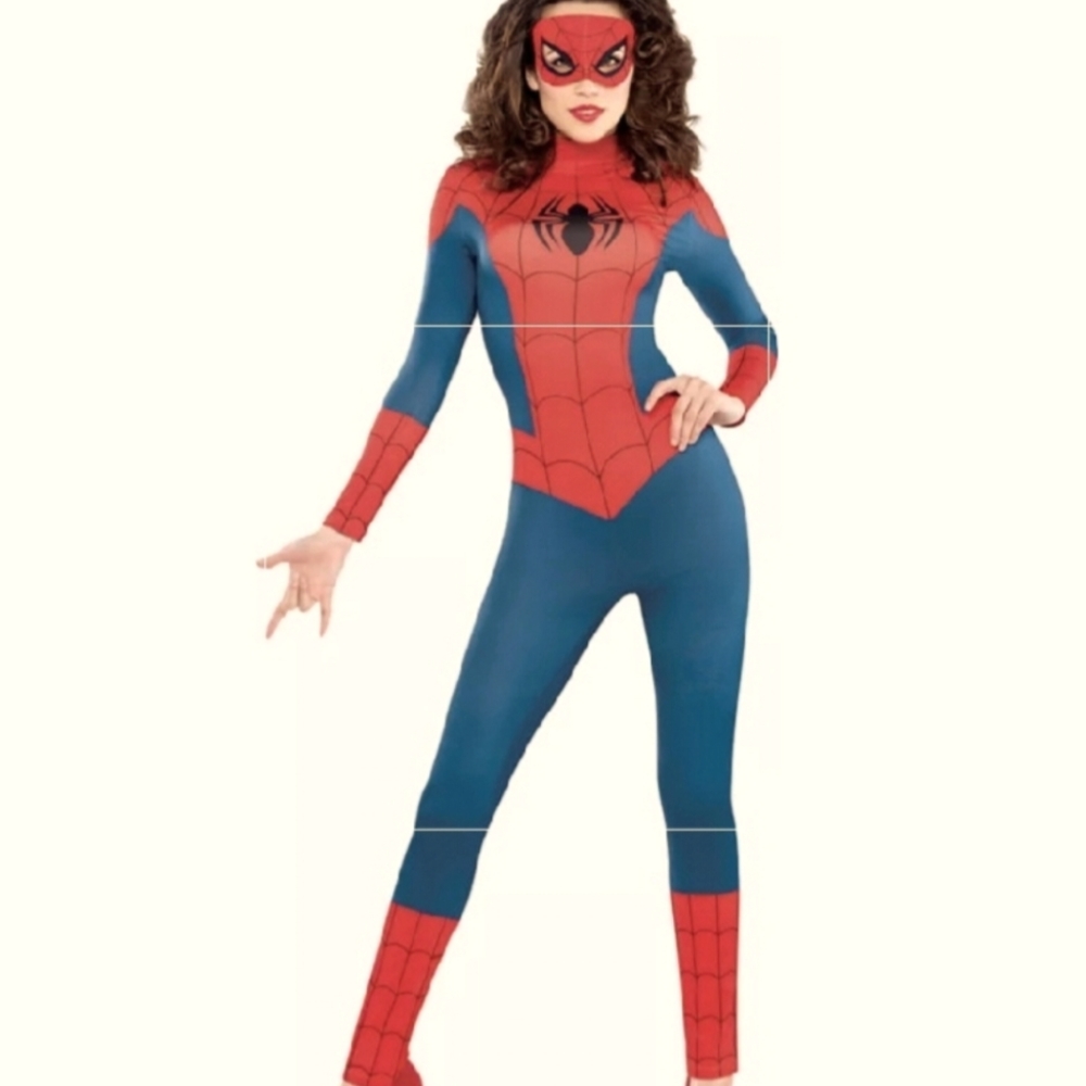 Adult sexy spider girl catsuit